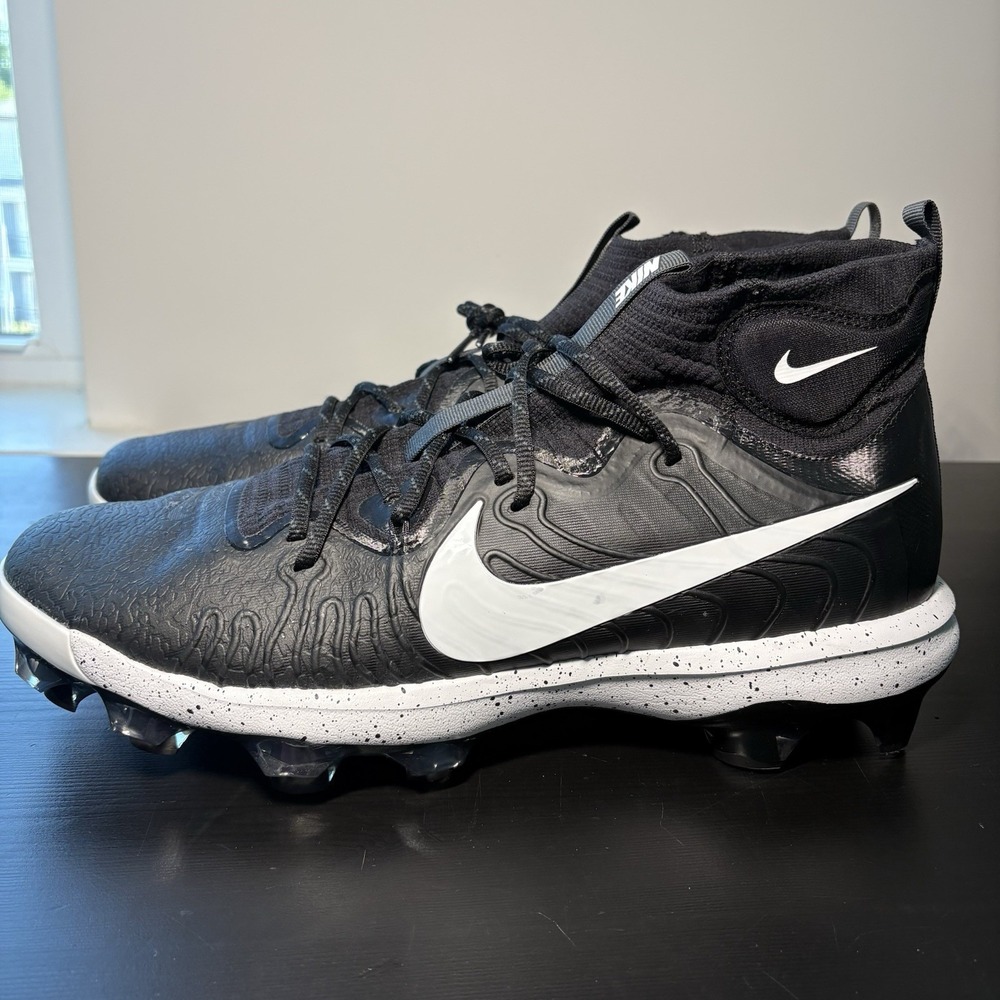 Nike Men's Alpha Huarache NXT MCS Baseball Cleats Size 15 Black New DJ6519-002
